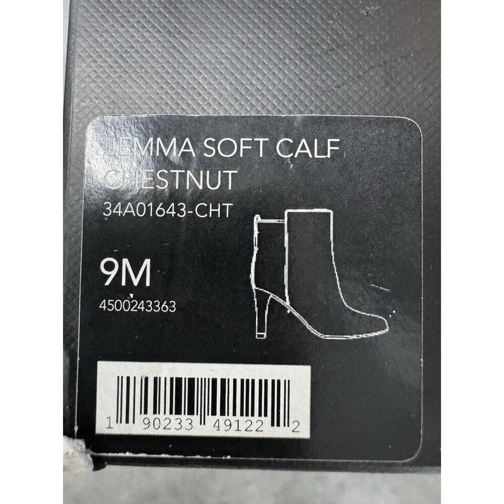 Coach Jemma SOFT CALF Size 9M Color Chestnut